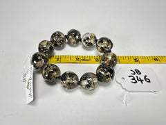 Jackie Brazil "Lola" Medium Spheres Seaweed Bracelet ( B2695 )