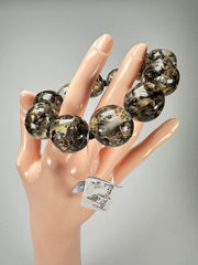 Jackie Brazil "Lola" Medium Spheres Seaweed Bracelet ( B2695 )