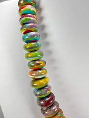 Jackie Brazil "Bela" Kandinsky Resin Mini Wheels 50cm Necklace ( N0041 )