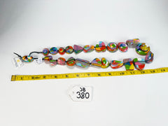 Jackie Brazil "Indiana" Kandinsky Multi-Bead Medium Resin 70cm Necklace ( N0033 )
