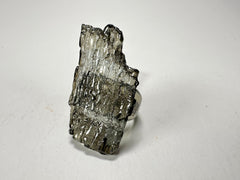 Jackie Brazil "Smoked Crystal" Charcoal Resin Ring ( R2782 ) UK O / USA 7