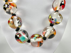 Jackie Brazil "Lola" Cascade Medium Spheres 70cm Resin Necklace ( N2695 )