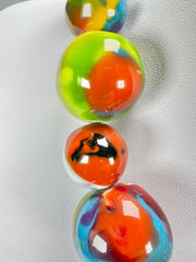 Jackie Brazil "Large Spheres" Kandinsky Short Abstract Necklace 50cm ( N2692 )