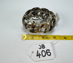 Jackie Brazil "Maria" Seaweed Elasticated Bracelet ( B0217 )
