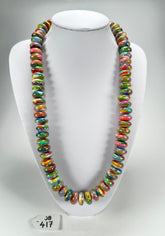 Jackie Brazil "Bela" Kandinsky Resin Mini Wheels 70cm Necklace ( N0043 )