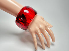 Jackie Brazil "Carmen" Tortoise 5cm Resin Bangle ( B2500 )