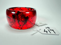 Jackie Brazil "Carmen" Tortoise 5cm Resin Bangle ( B2500 )