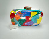 Sobral - Multi-Colour "Linda Purse" Pollock Resin Clutch Bag ( 005290 )