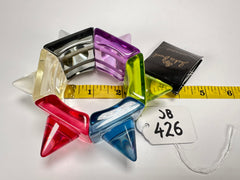 Jackie Brazil "Lagerfeld" Sabrina Transparent Cones Elasticated Bracelet ( B2893 )