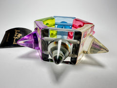 Jackie Brazil "Lagerfeld" Sabrina Transparent Cones Elasticated Bracelet ( B2893 )