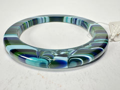 Jackie Brazil "Olympic Circles" Liquorice Allsorts Blue Mix 0.5cm Resin Bangle ( B2336 )