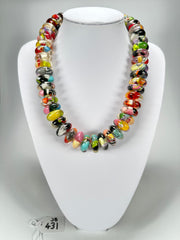Jackie Brazil "Ana" Cascade Resin Wheels 50cm Necklace ( N0042 )