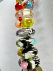 Jackie Brazil "Ana" Cascade Resin Wheels 50cm Necklace ( N0042 )