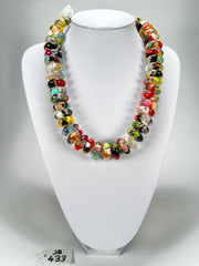 Jackie Brazil "Ana" Cascade Resin Wheels 50cm Necklace ( N0042 )