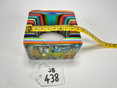 Jackie Brazil "Solid Square" Mix Stripes x Kandinsky 5cm Bangle ( B2100 )