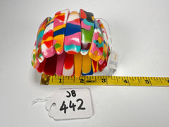 Jackie Brazil "Tulip" Kandinsky Elasticated Bracelet ( B0026 )