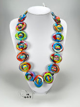 Jackie Brazil "Saturn" Kandinsky Disc & Ball Long 75cm Necklace ( N0052 )