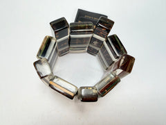 Jackie Brazil "Flash" Digital Mix Rectangles Elasticated Bracelet ( B3237 )