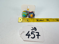 Jackie Brazil "Camille" Kandinsky Abstract Resin Earrings ( E1053 )