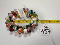 Jackie Brazil "Ana" Cascade Elasticated Wheels Resin Bracelet ( B0910 )