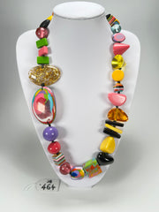 Jackie Brazil "Fusion" Mix Colours Long 75cm Bead Necklace ( N0040 )