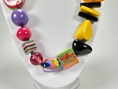 Jackie Brazil "Fusion" Mix Colours Long 75cm Bead Necklace ( N0040 )