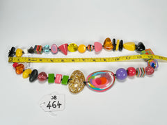 Jackie Brazil "Fusion" Mix Colours Long 75cm Bead Necklace ( N0040 )
