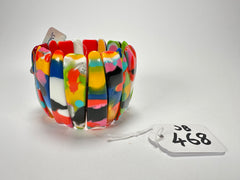 Jackie Brazil "Tulip" Kandinsky Elasticated Bracelet ( B0026 )
