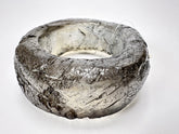 Jackie Brazil "Smoked Crystal" Charcoal Donut Solid Round Large Bangle ( B2790 )