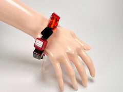 Jackie Brazil "Passion Mix" Liquorice Small Cubes Bracelet ( B0224 )