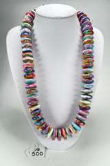 Jackie Brazil "Ana" Kandinsky Resin Wheels 70cm Necklace ( N0044 )