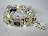Jackie Brazil "KL" Crystal Transparent Large Cones Bracelet ( B2902 )