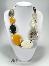 Jackie Brazil "Seasons Mix" Long Flat Riverstones 65cm Necklace ( N3700 )