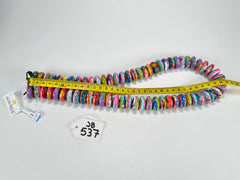 Jackie Brazil "Ana" Kandinsky Resin Wheels 70cm Necklace ( N0044 )