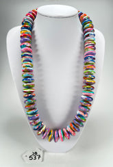 Jackie Brazil "Ana" Kandinsky Resin Wheels 70cm Necklace ( N0044 )