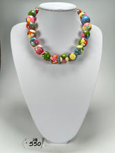Jackie Brazil "Spotted Balls" Spring Colour Spots Resin Necklace 50cm ( N1500 )