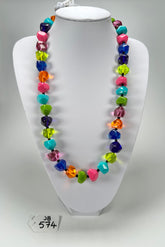 Jackie Brazil "Camille" Paris Mix Small Stones 70cm Necklace ( N0075 )