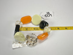 Jackie Brazil "Indiana" Seasons Mix Multi Bead Resin Bracelet ( B0210 )