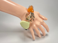 Jackie Brazil "Indiana" Seasons Mix Multi Bead Resin Bracelet ( B0210 )