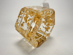 Jackie Brazil "Sabrina" Gold Flakes Elasticated Bracelet ( B0225 )