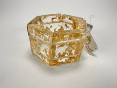 Jackie Brazil "Sabrina" Gold Flakes Elasticated Bracelet ( B0225 )