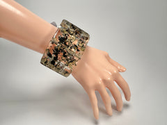 Jackie Brazil "Sabrina" Seaweed Elasticated Bracelet ( B0225 )