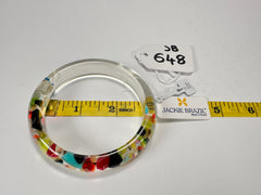 Jackie Brazil "Cushie" Cascade Solid Round 1.3cm Bangle ( B0300 )