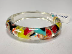 Jackie Brazil "Cushie" Cascade Solid Round 1.3cm Bangle ( B0300 )