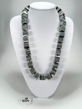 Jackie Brazil "POP" Liquorice Black & White Small Cubes 65cm Necklace ( N0046 )