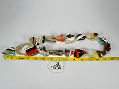 Jackie Brazil "Nature" Large Stones Mix Colours 75cm Necklace ( N0378 )