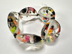 Jackie Brazil "Kathy" Cascade Small Riverstones Bracelet ( B0800 )