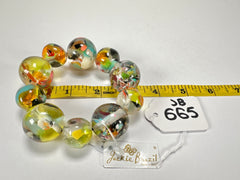 Jackie Brazil "Lola" Medium Spheres Cascade Bracelet ( B2695 )