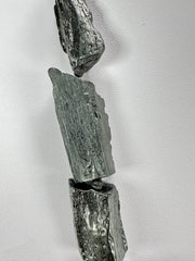 Jackie Brazil "Black Pieces" Charcoal Resin Necklace on Cord 45cm ( N2724 )