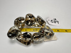 Jackie Brazil "Cusco" Seaweed Large Stones Elasticated Bracelet ( B1350 )